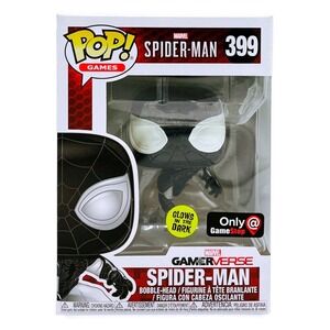 Funko Pop Spider-Man 399 GITD GameStop Exclusive Marvel Gamerverse Vinyl Figure